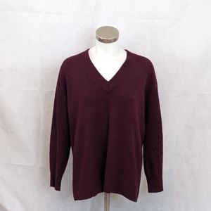 Magaschoni 100% Cashmere V-neck Sweater